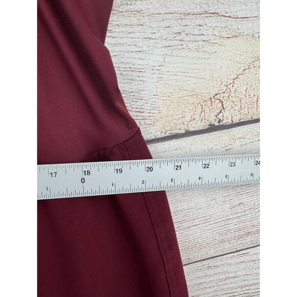 Figs Maternity Technical Scrub Pants Womens XXL/P Maroon PO# 2257 - Picture 10 of 11